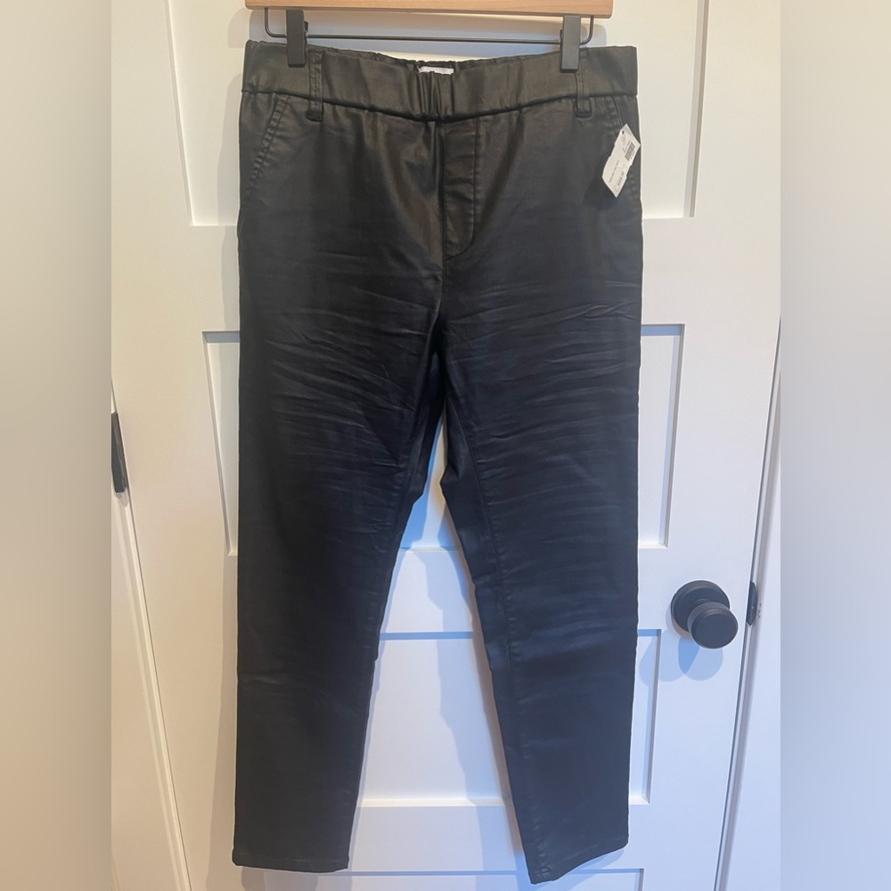 BEVY FLOG Dafna Vegan Leather Pants Sz 30 NWT
